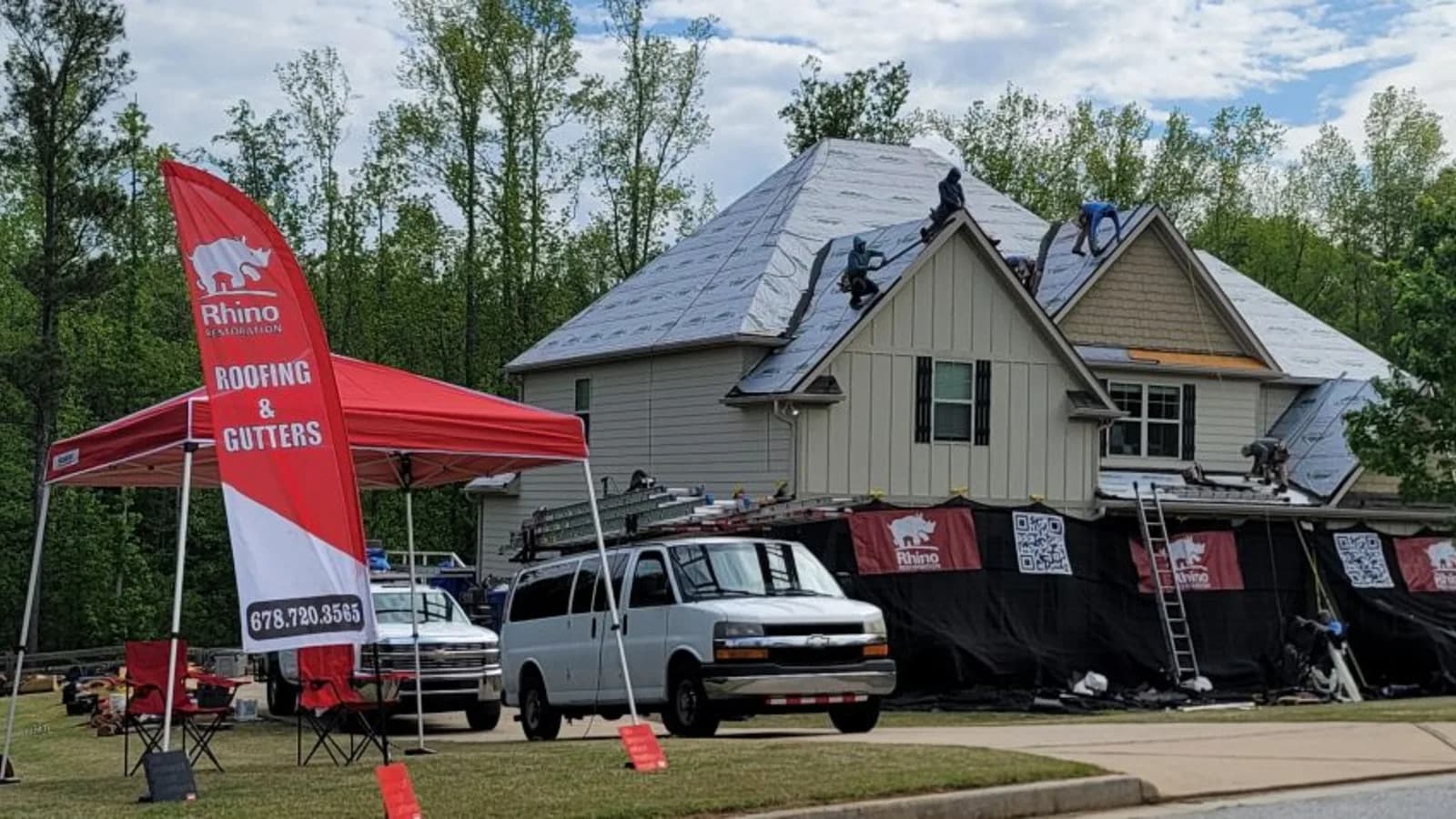 Chimney Flashing Repair project reference near Whitlock Heights, Marietta, GA