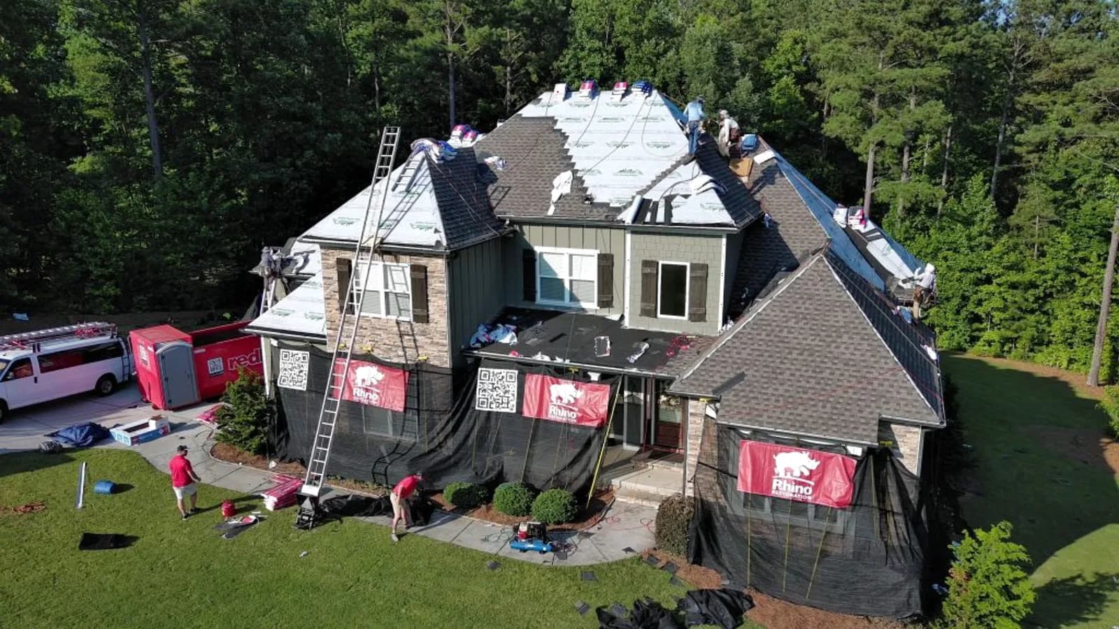 Emergency Roof Repair project reference near Whitlock Heights, Marietta, GA