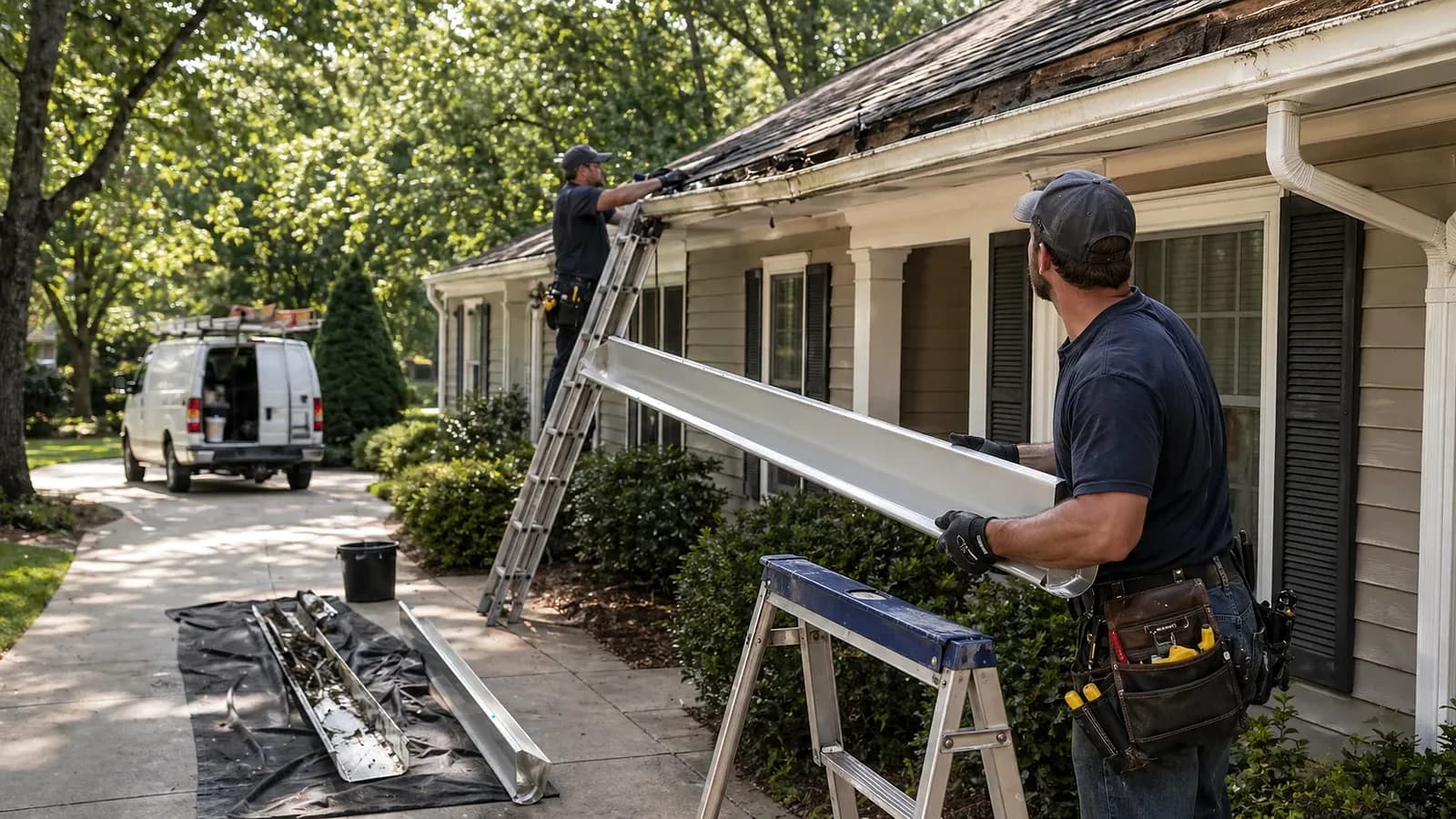 Gutter Replacement project reference near Whitlock Heights, Marietta, GA