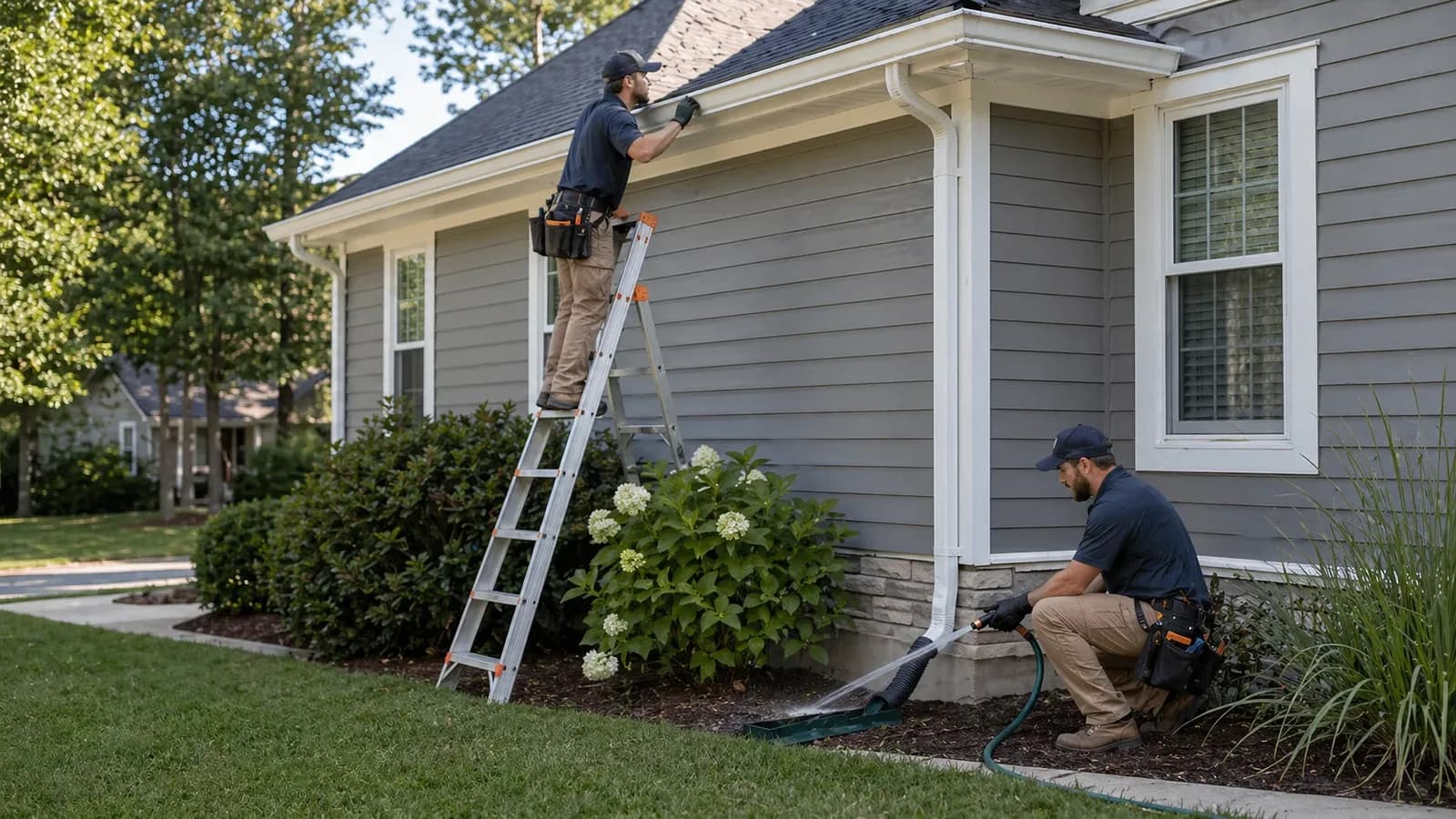Residential Gutter Service project reference near Whitlock Heights, Marietta, GA