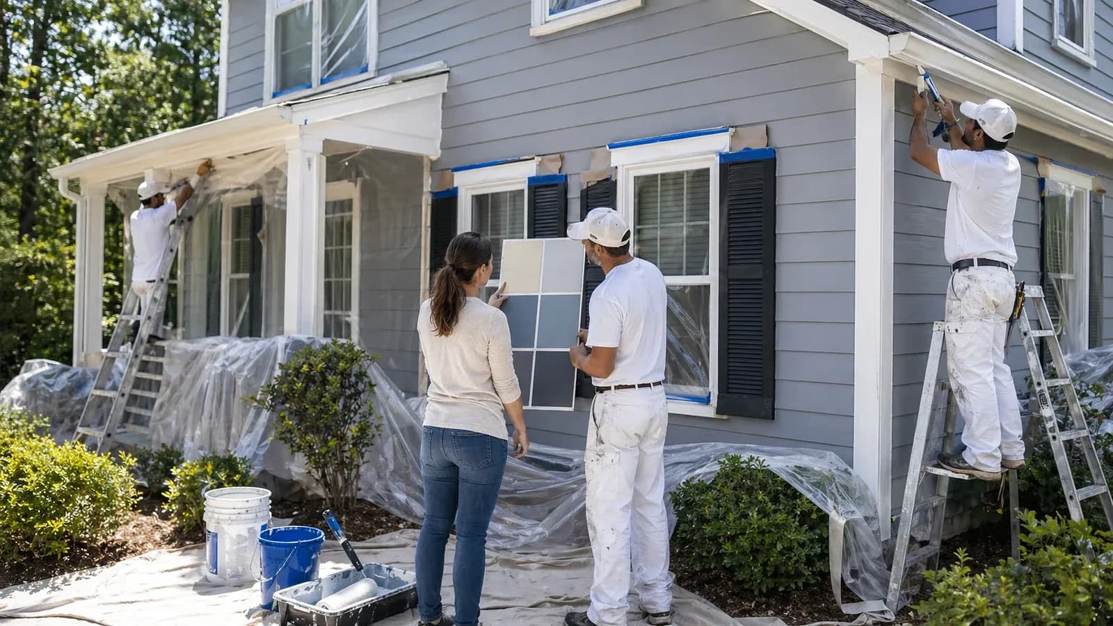Residential Painting project reference near Downtown Woodstock, Woodstock, Georgia