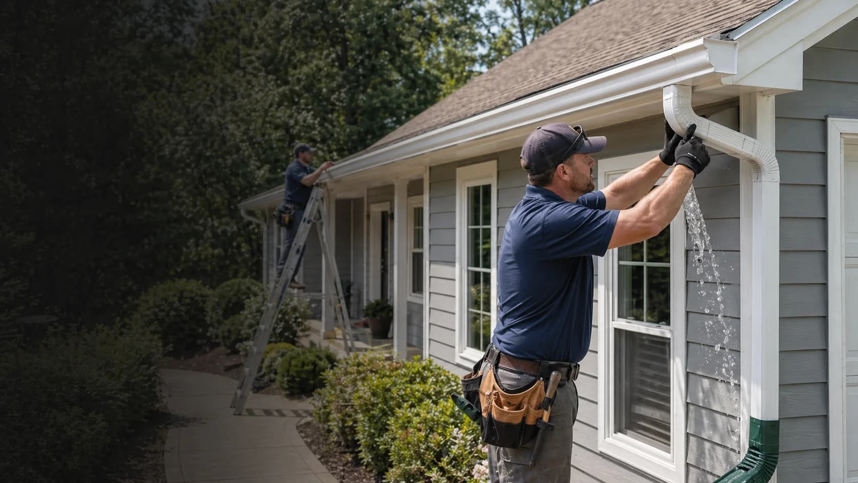 Gutter Service project reference near East Cobb, Marietta, GA