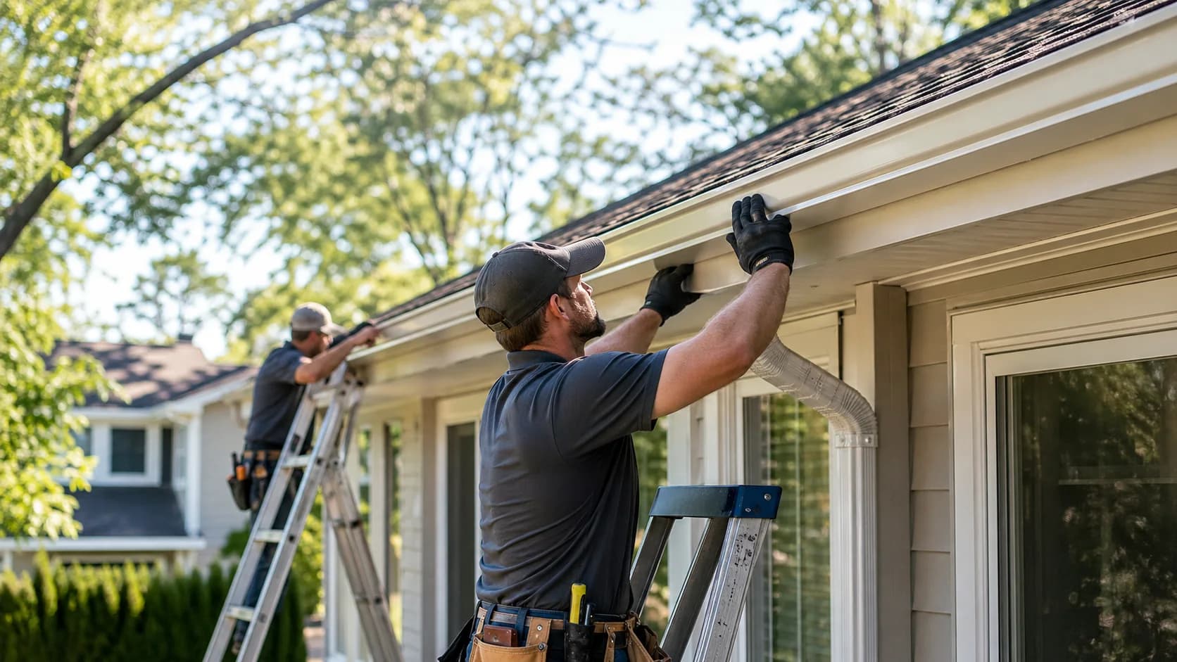 Residential Gutter Service project reference near West Cobb, Marietta, GA