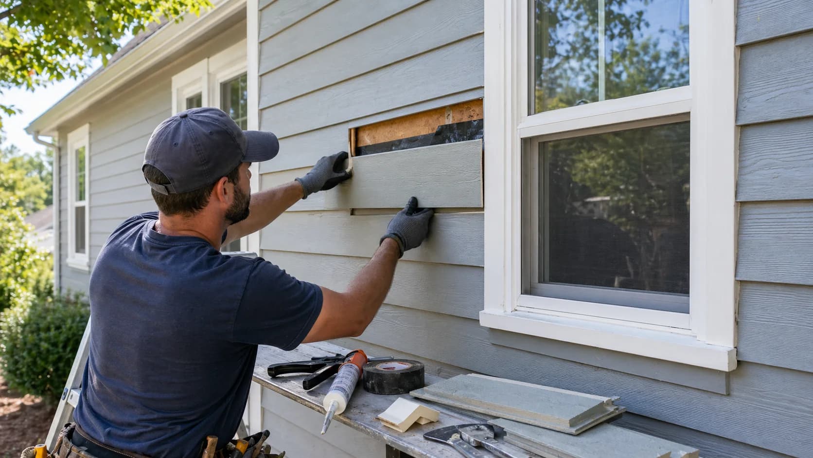 Siding Installation project reference near West Cobb, Marietta, GA