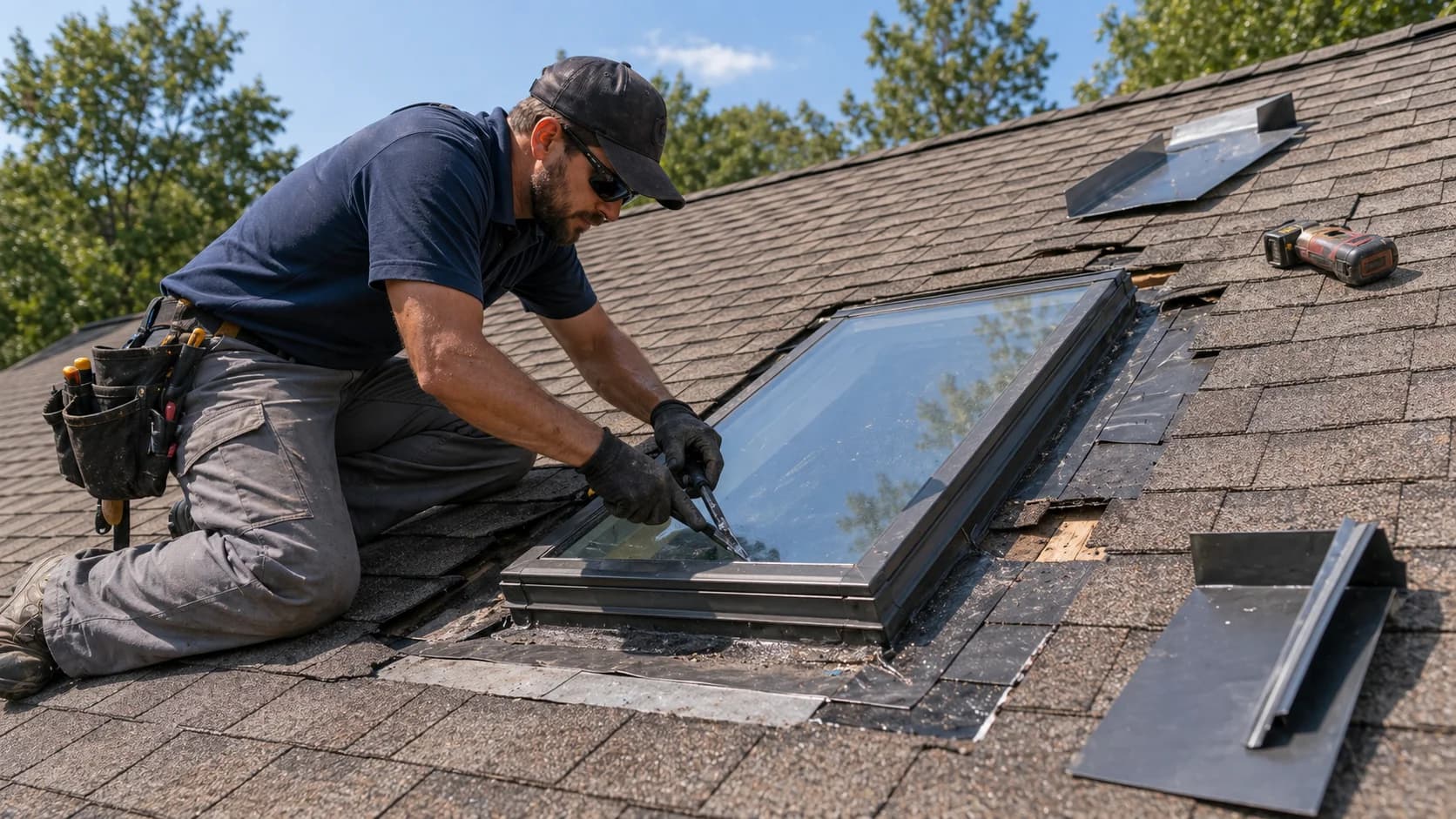 Skylight Repair project reference near East Cobb, Marietta, GA