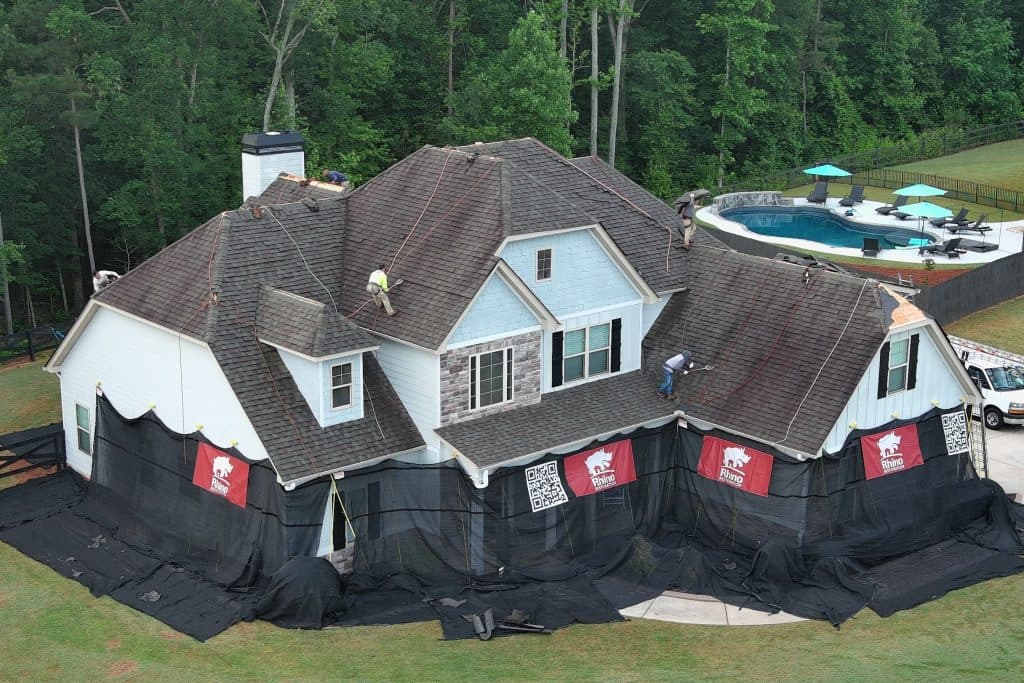 Rhino Restoration project reference for Blackwell / Canton Road, GA homeowners