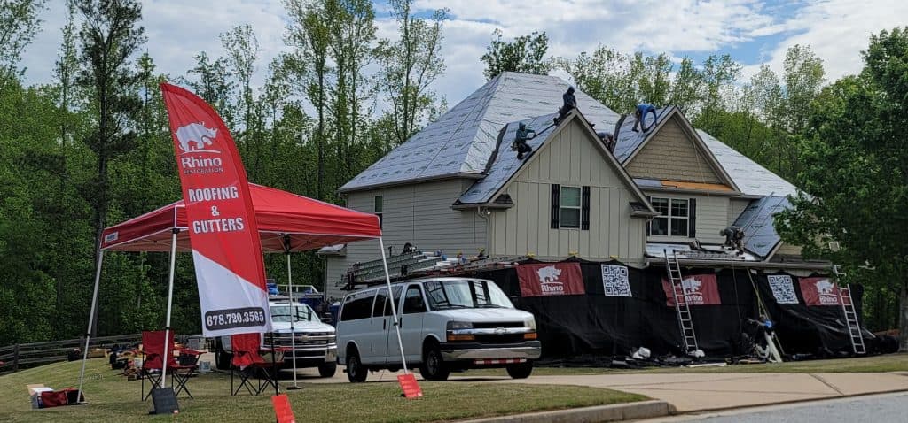 Georgia roof inspection and storm damage documentation by Rhino Restoration
